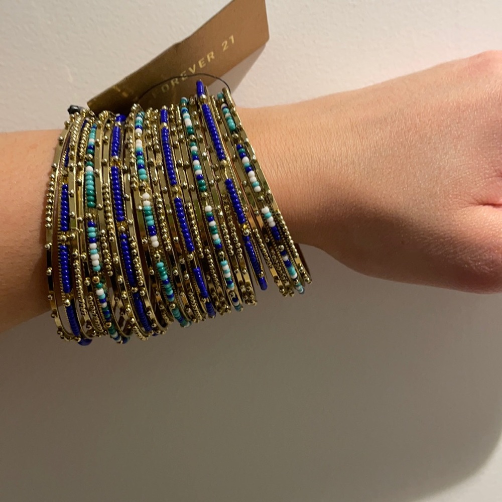 NWT beaded bangles